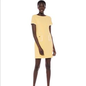 Tommy Hilfiger Yellow Trim Dress